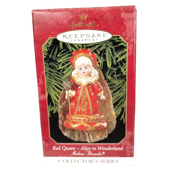 Hallmark Keepsake Ornaments Madame Alexander Red Queen Alice in Wonderland 1999 - Picture 8 of 14